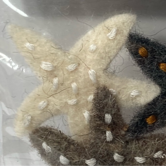 Stars 100% Wool Felt Crafts Applique Embellishments Needle Felting 5 Packs - Picture 5 of 16